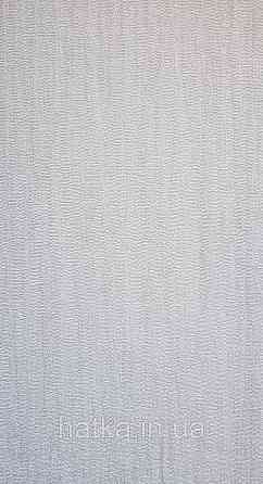 Шпалери вінілові на флізеліні AdaWall Seyyah1.06х10 однотонні хвилясті смуги структурні біло-сірі з глянцем Київ