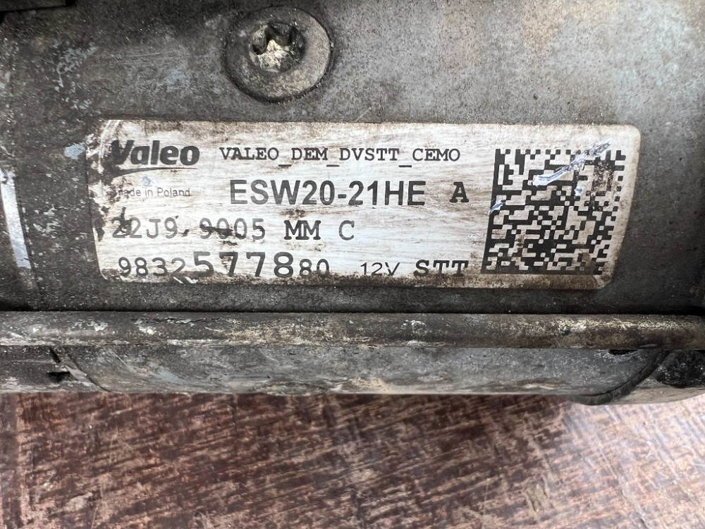 Стартер старт/стоп Opel Combo E 1.5 cdti 2018-2025 (9832577880) Ковель - фото 4