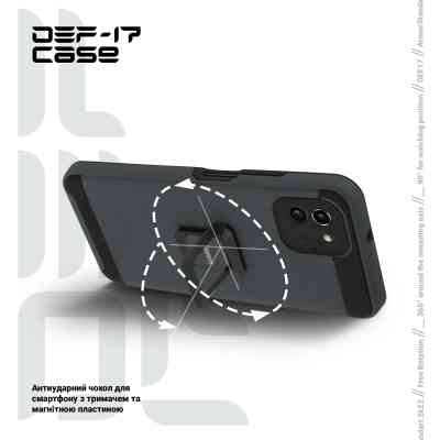 Чехол для мобильного телефона Armorstandart DEF17 case Samsung A03 (A035) Black (ARM61350) Винница