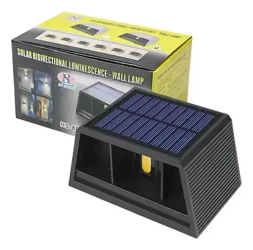 Настенный фонарь на солнечной панели DOUBLE LIGHT HS-8032 датчик сумерек. 6вт, 3000К Одесса - изображение 5