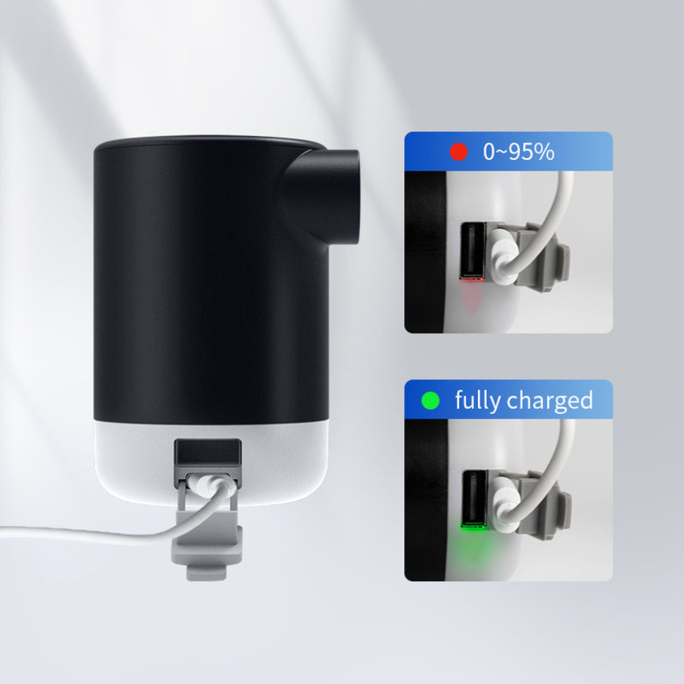 Насос-ліхтар-powerbank кемпінговий Flextail Max Pump 2 Pro, помаранчевий Київ - фото 2