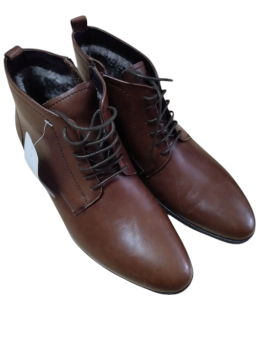 Мужские ботинки кожаные 39 коричневый Киев - изображение 1