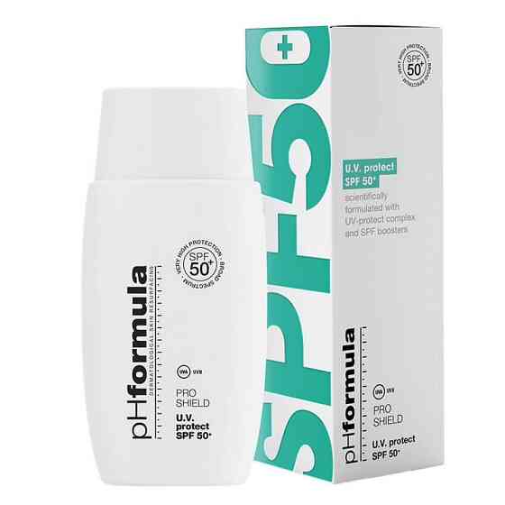Солнцезащитный флюид U.V. PROTECT SPF 50+ PRO SHIELD pHformula, 50 мл Днепр