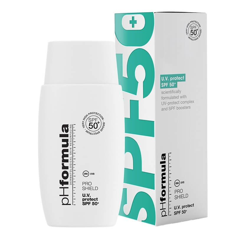 Солнцезащитный флюид U.V. PROTECT SPF 50+ PRO SHIELD pHformula, 50 мл Днепр - изображение 1