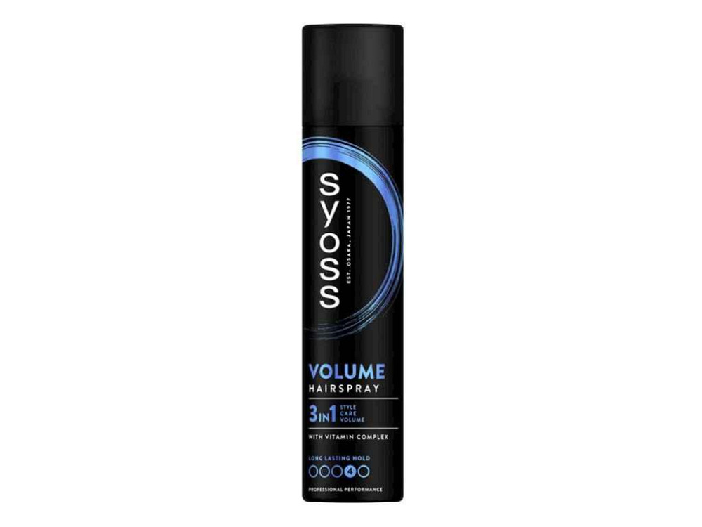 Лак для волосся 300мл 4 Volume ТМ SYOSS Киев - изображение 1