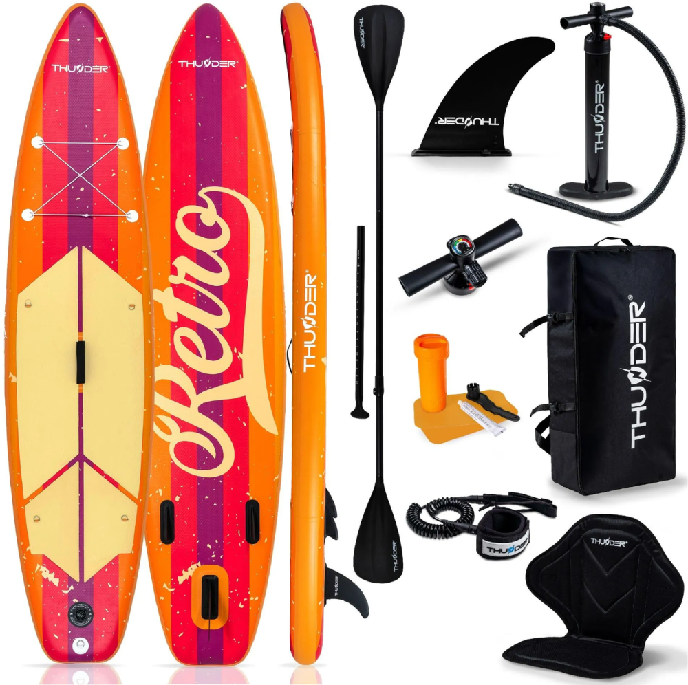 Надувна SUP дошка (Сапборд) THUNDER RETRO 320 Київ - фото 1