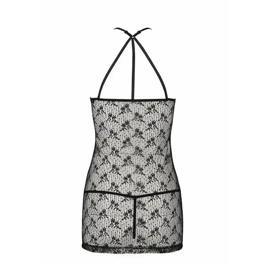 Напівпрозора сорочка Passion AZALIA CHEMISE L/XL, black Львів - фото 6