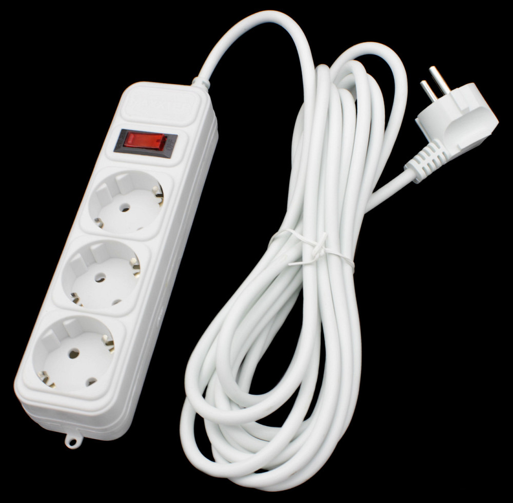 Сетевой фильтр Maxxter SPM3-G-15G 3 гнезда, 4.5 метра Днепр - изображение 3