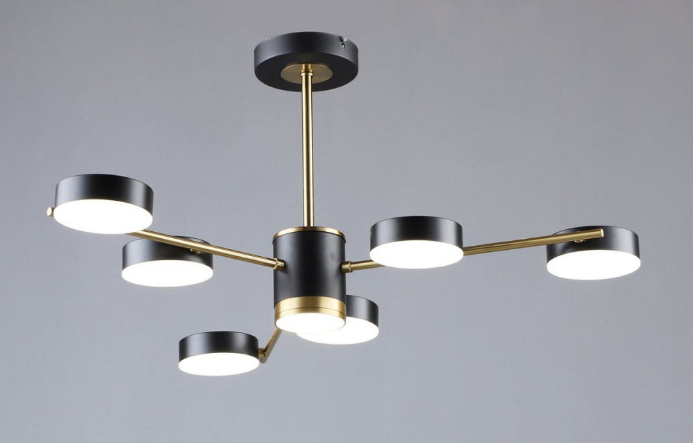 Люстра світлодіодна в стилі лофт Sirius B N6369/6 COP+BK Коломия - фото 1