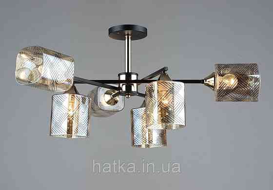 Люстра в гостиную Sirius B A4080/6 BK+FGD Киев