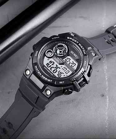 Мужские спортивные наручные часы Skmei 1759 водонепроницаемые 10 АТМ (Черные) Киев