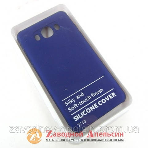 Samsung J7 J710 2016 чохол Silicone Cover purple Одеса - фото 3