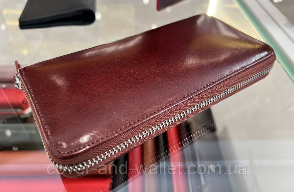 Презентабельне чоловіче портмоне клатч із гладкої шкіри Boston B5-018 Київ - фото 16