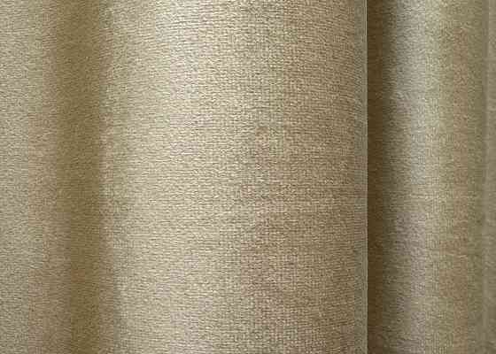 Шторная ткань бархат высота 3м цвет бежевый 1653ш Киев