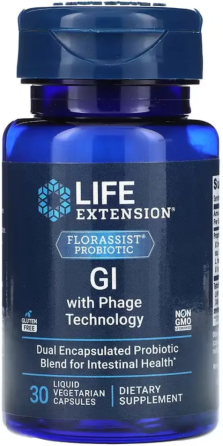 Пробиотик Life Extension LE FLORASSIST GI with Phage Technology 30 vcaps Киев