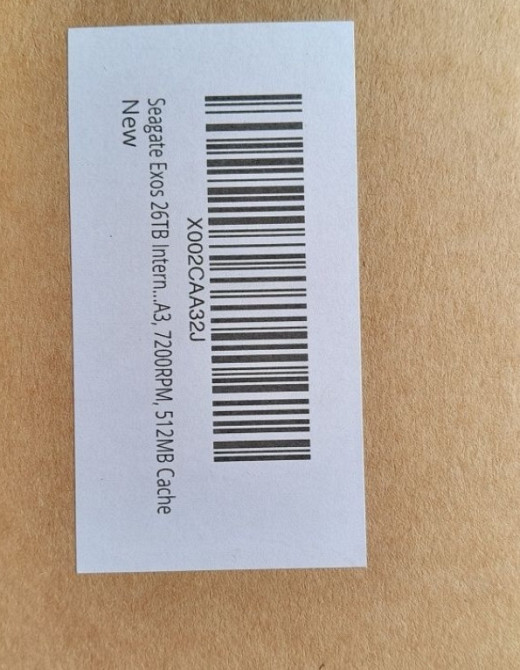 Внутренний жесткий диск Seagate Exos 26 ТБ 512mb 7200 RPM. Киев - изображение 1