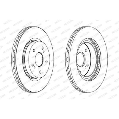 Тормозной диск FERODO DDF1635C Винница - изображение 1