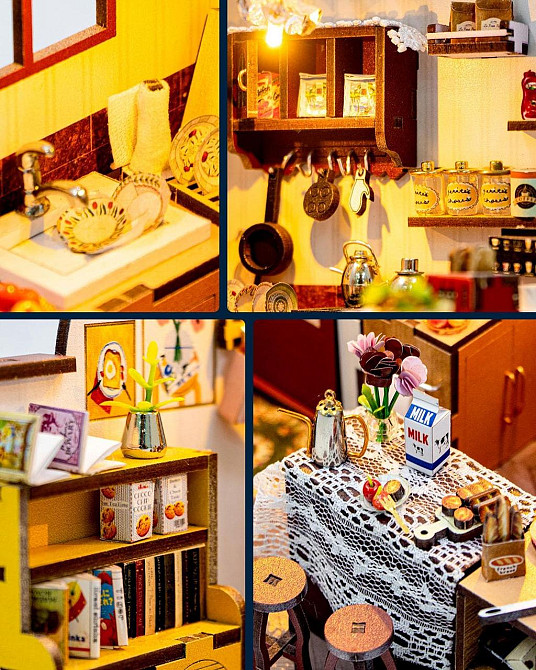 3D Румбокс DIY «Peta’s Kitchen» + Пылезащитный купол M2423Z Киев - изображение 3