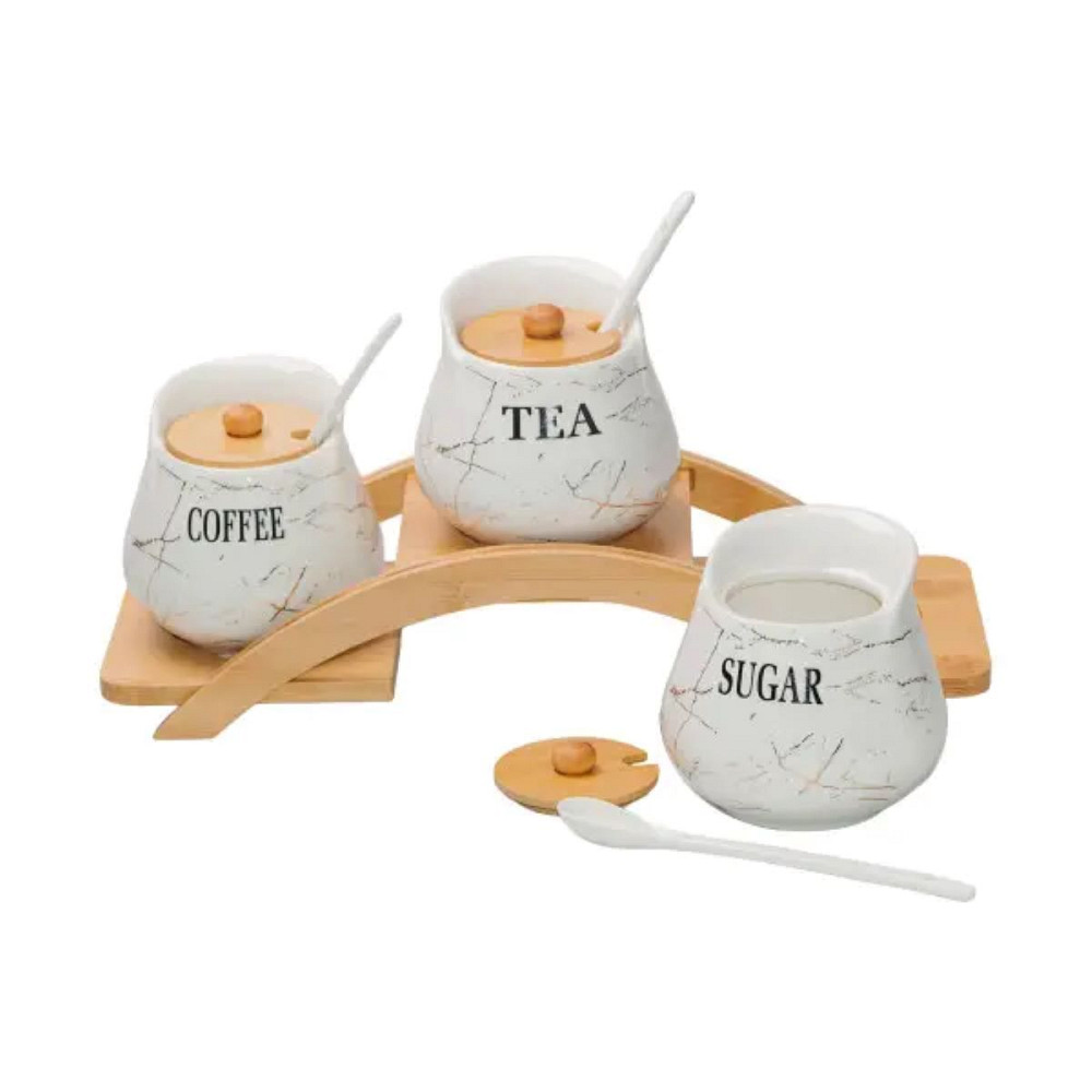 Yiwu Набір банок для чаю та кави об'ємом 500 мл HP-1214 Коломия - фото 3