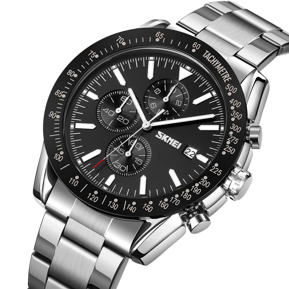 Skmei 9253SIBK Silver-Black SBR Киев - изображение 2