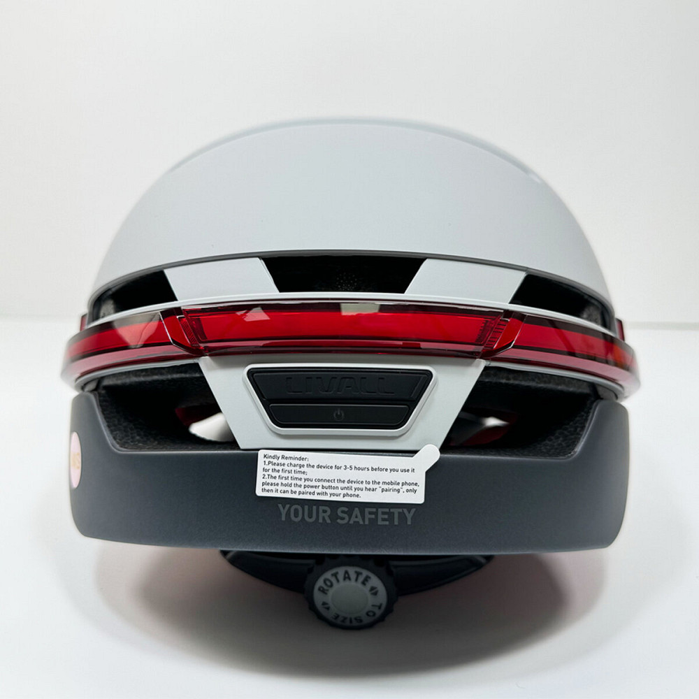 Захисний шолом Livall BH51M NSO (L) Sandstone Grey (57-61см), акустика JBL, мікрофон, сигнали поворотів та стопів, додаток, пульт BR80, застібка, BT ( Киев - изображение 5