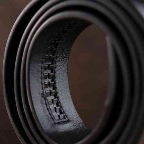 Ремінь чоловічий з пряжкою невеликий ромб Vintage 20285 Чорний Київ