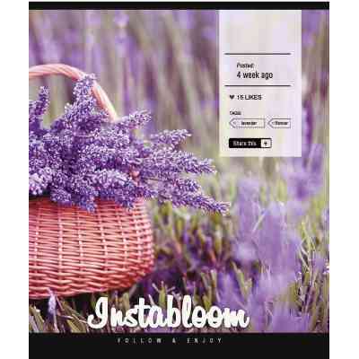 Зошит Школярик Instalife 96 аркушів лінія (096-3389L) Вінниця