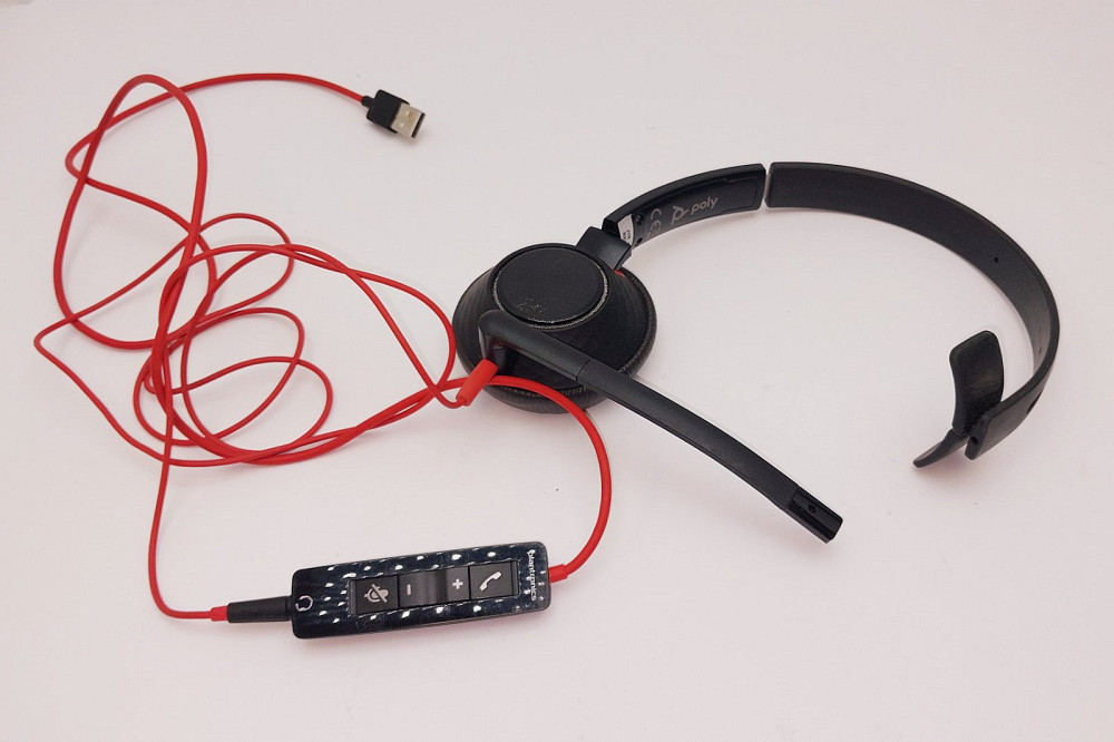 Гарнітура провідні навушники моно Plantronics Blackwire С5210Т (Б клас) Луцк - изображение 1