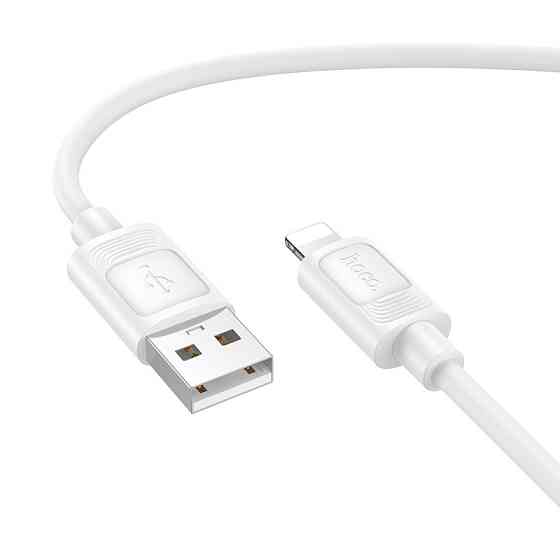 Кабель HOCO X122 Benefit silicone charging data cable iP White Київ