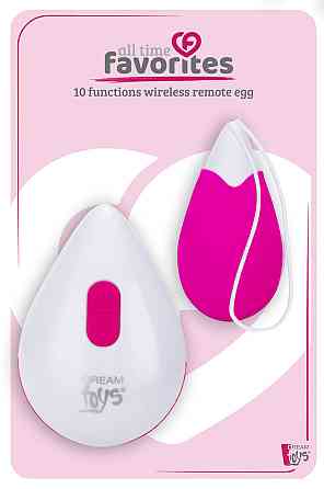 Віброяйце з бездротовим керуванням Dream Toys All Time Favorites, рожеве, 6.2 см х 3.2 см Sex Aura Київ