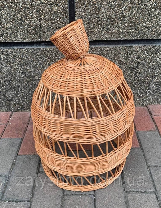 Плетена люстра кругла Київ - фото 1