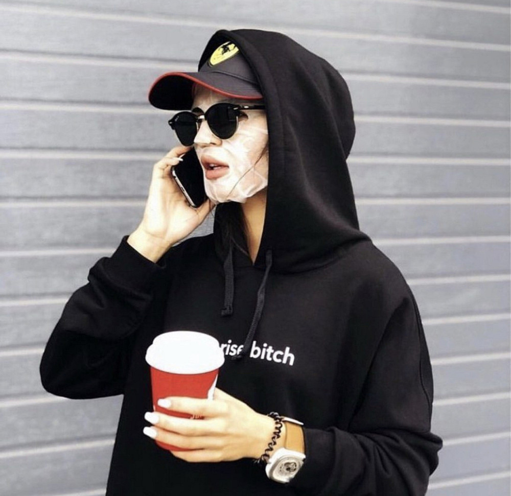 Мужской\ Женский худи с  капюшоном .100% хлопок - Surprize bitch Черновцы - изображение 1