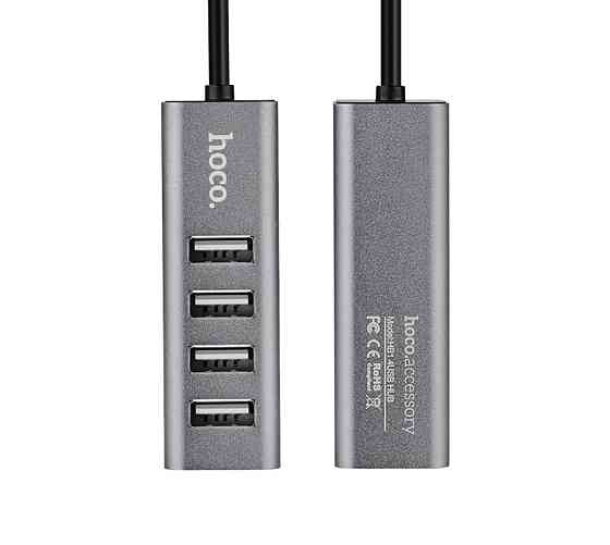 Кабель-перехiдник HOCO HB1 4USB Line machine Tarnish Київ