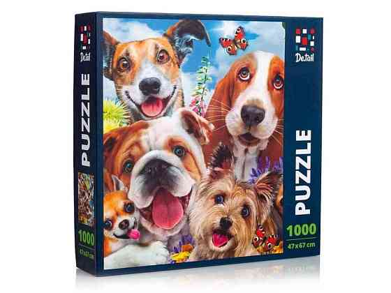 Пазлы «Селфи собачек» DT1000-04 ТМ VLADI TOYS Киев