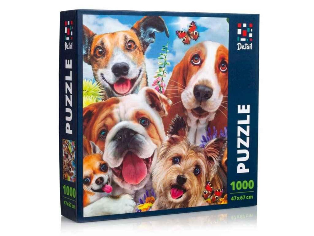 Пазлы «Селфи собачек» DT1000-04 ТМ VLADI TOYS Киев - изображение 1