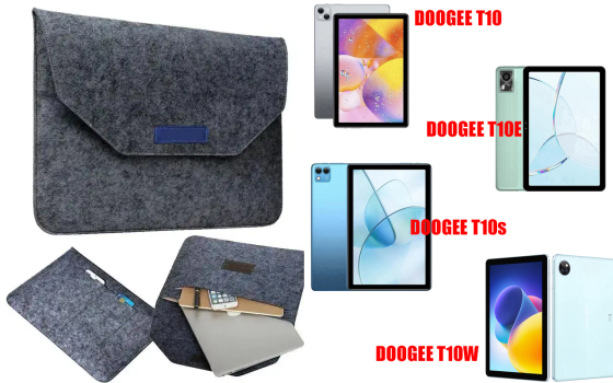 Сумка Wool из войлока для планшета Doogee T10 Киев