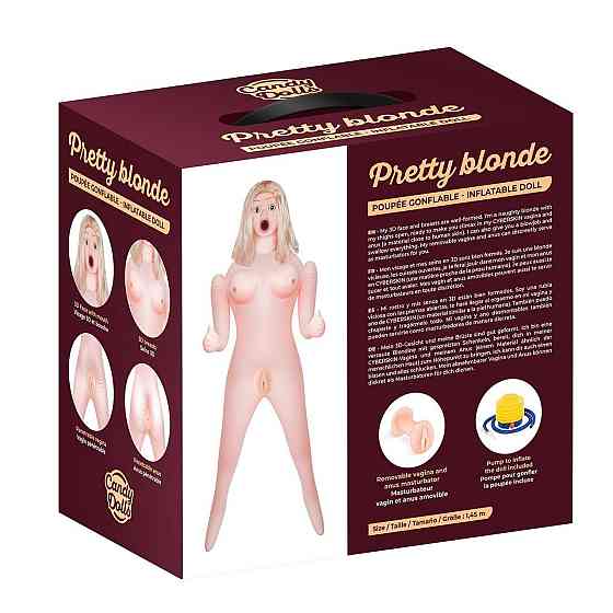 Надувна секс лялька Candy Dolls Pretty Blonde Sex Aura Київ
