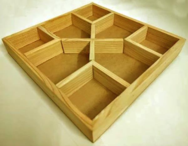 Менажница деревянная 