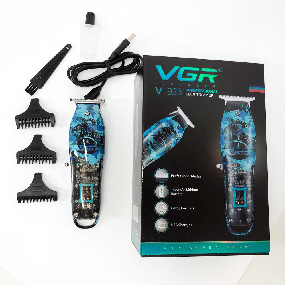 Модний машинка для стрижки волосся VGR, Гострі професійні машинки для стрижки волосся WM-96 Івано-Франківськ - фото 3