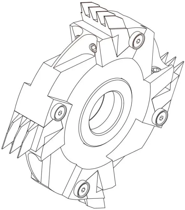 Faba Фреза Nasadzany Do Złącz Klinowych / Mikrowczepów Z Wymiennym Ostrzem Hss 160X50Xh28,6mm Z2+2 GZ1261640 Киев - изображение 1