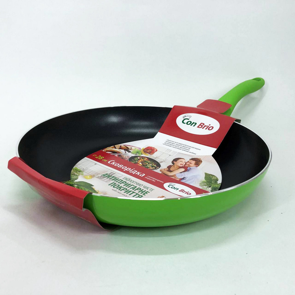 Сковорода антипригарная с высокими бортами, Новая алюминиевая сковорода, Долговечные сковородки CU-74 Львов - изображение 10