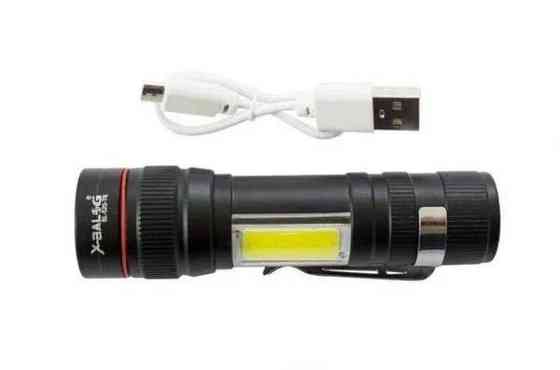 Ручний ліхтар BL-520-T6+COB zoom + microUSB (3 режими) Вінниця