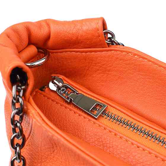 Сумка для женщин из натуральной кожи Vintage 22990 Оранжевый Киев