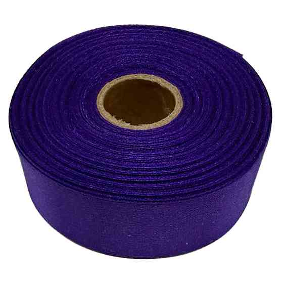 Атласная лента для рукоделия АБ-312, 2,5 см x 23 м, фиолетовый Винница
