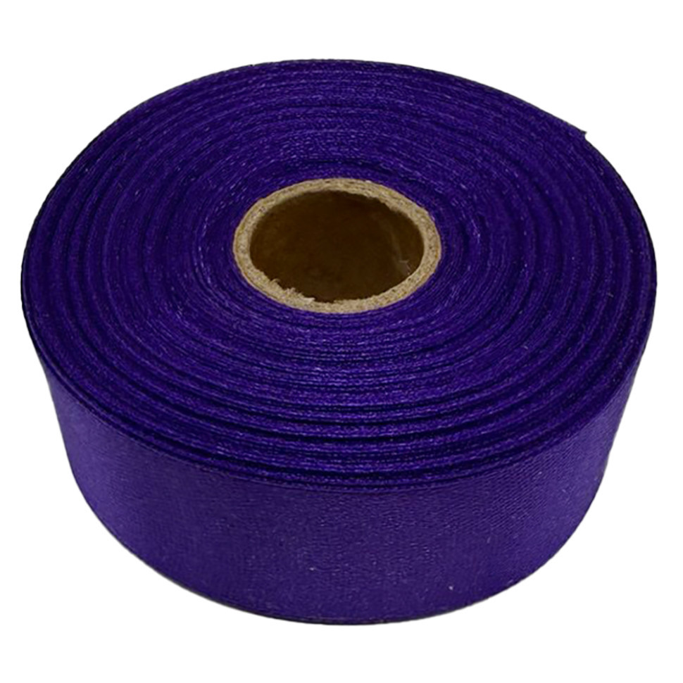 Атласная лента для рукоделия АБ-312, 2,5 см x 23 м, фиолетовый Винница - изображение 1