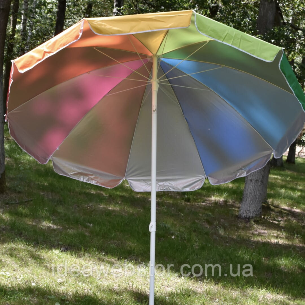 Зонт садовый Jumi Garden 220см цветной Киев - изображение 9