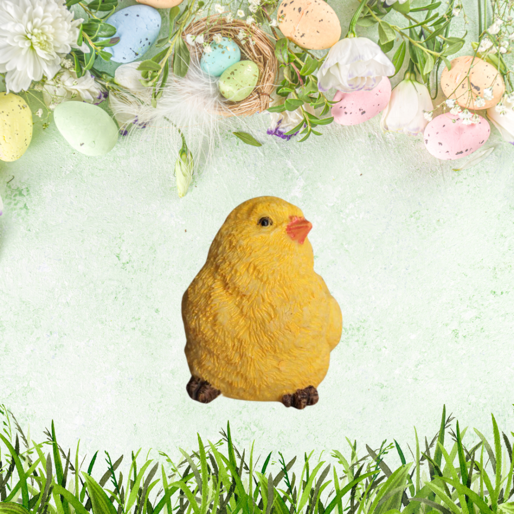 Пасхальный декор фигурка Цыпленок 4.5 х 3.8 х 2.5 см из полистоуна. Пасхальный подарок. Курча С Одесса - изображение 1