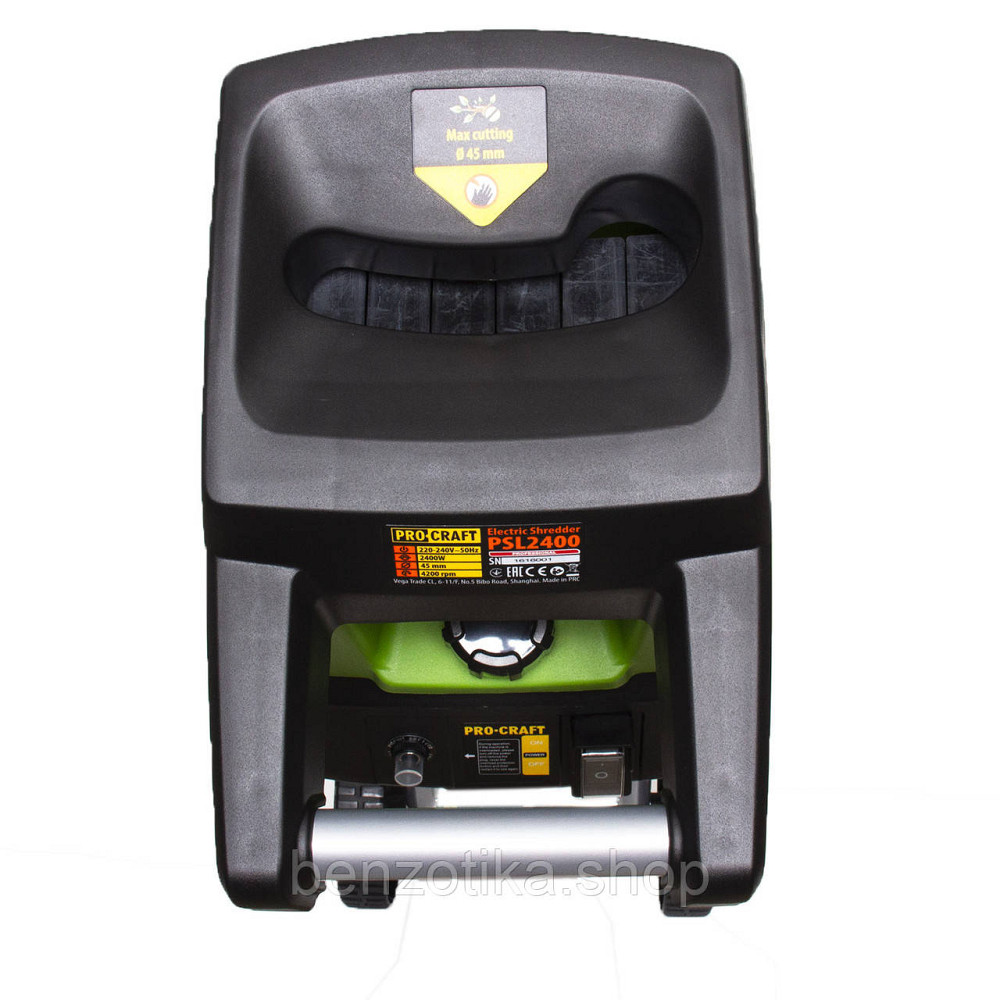 Подрібнювач гілок Procraft PSL2400 Київ - фото 10