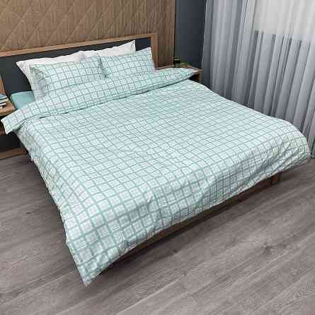 Комплект постельного белья, Decorator Bianca Полуторный 145х215 голубой с белым (88-009) Киев