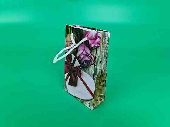 Пакет паперовий подарунковий малий 11/18/5 (арт М143) (12 шт.) Харків